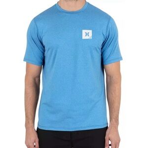 NWOT HURLEY Corner Hybrid UPF Short Sleeve Rashguard